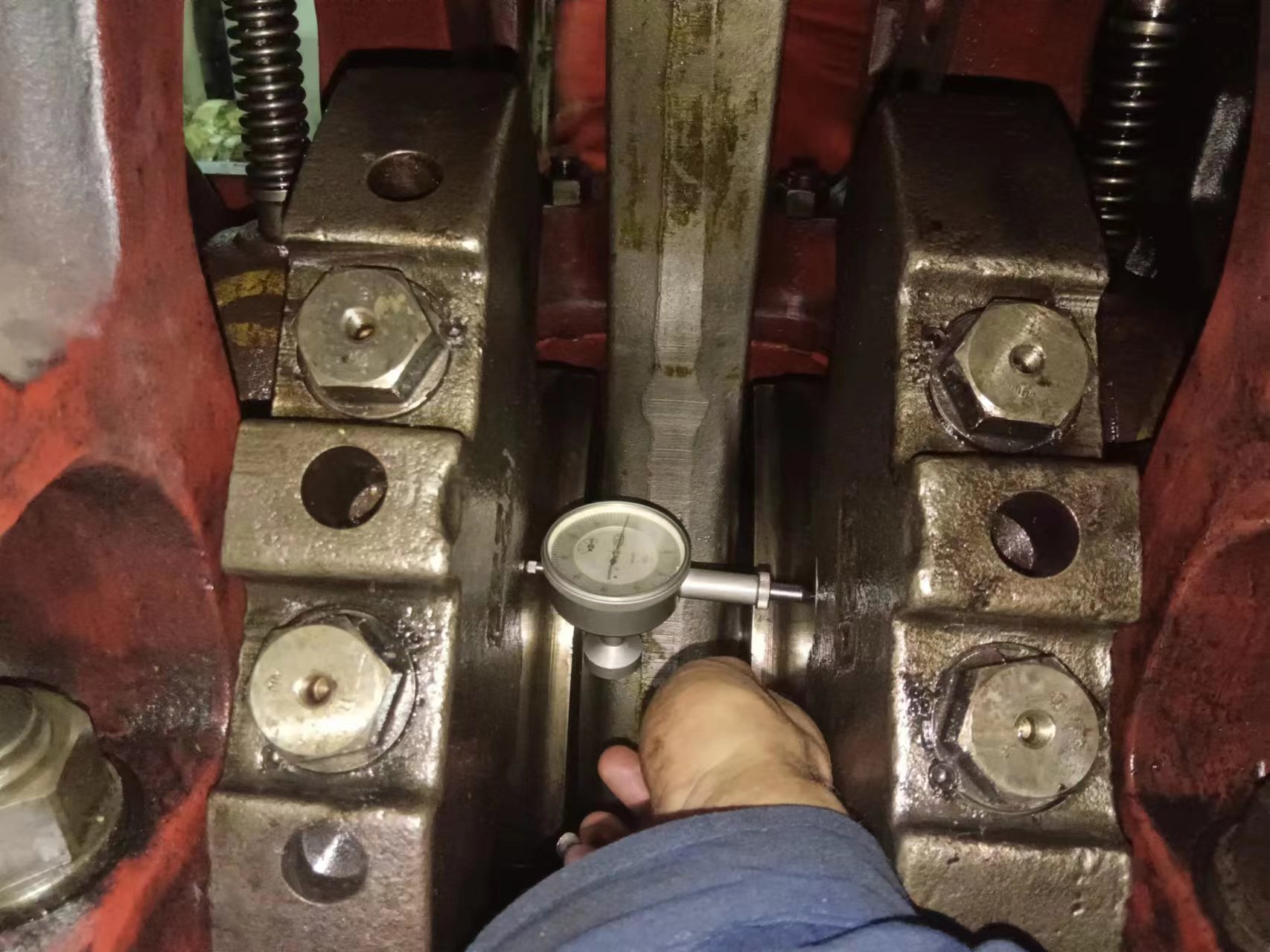 Crankshaft and frame replace